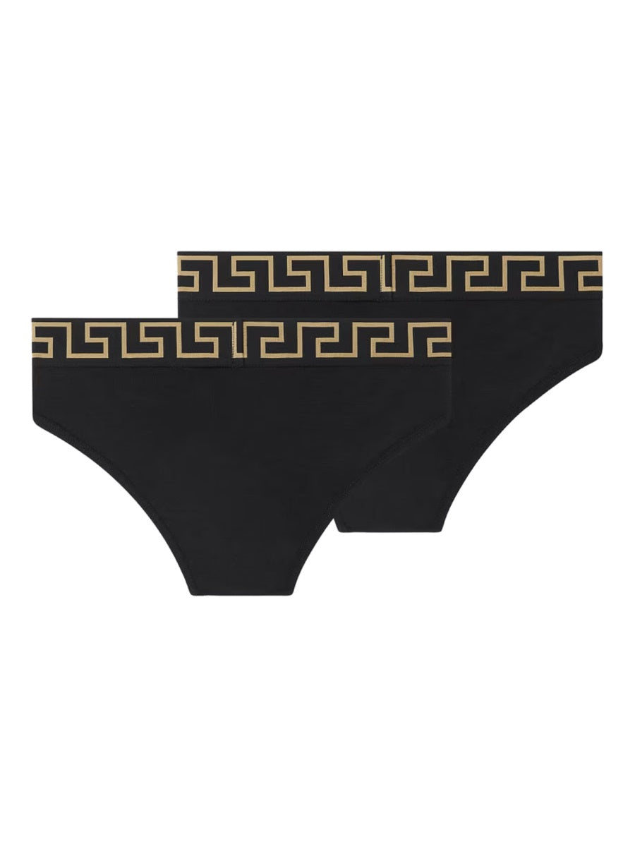 VERSACE Bi-Pack Cotton Briefs for Men