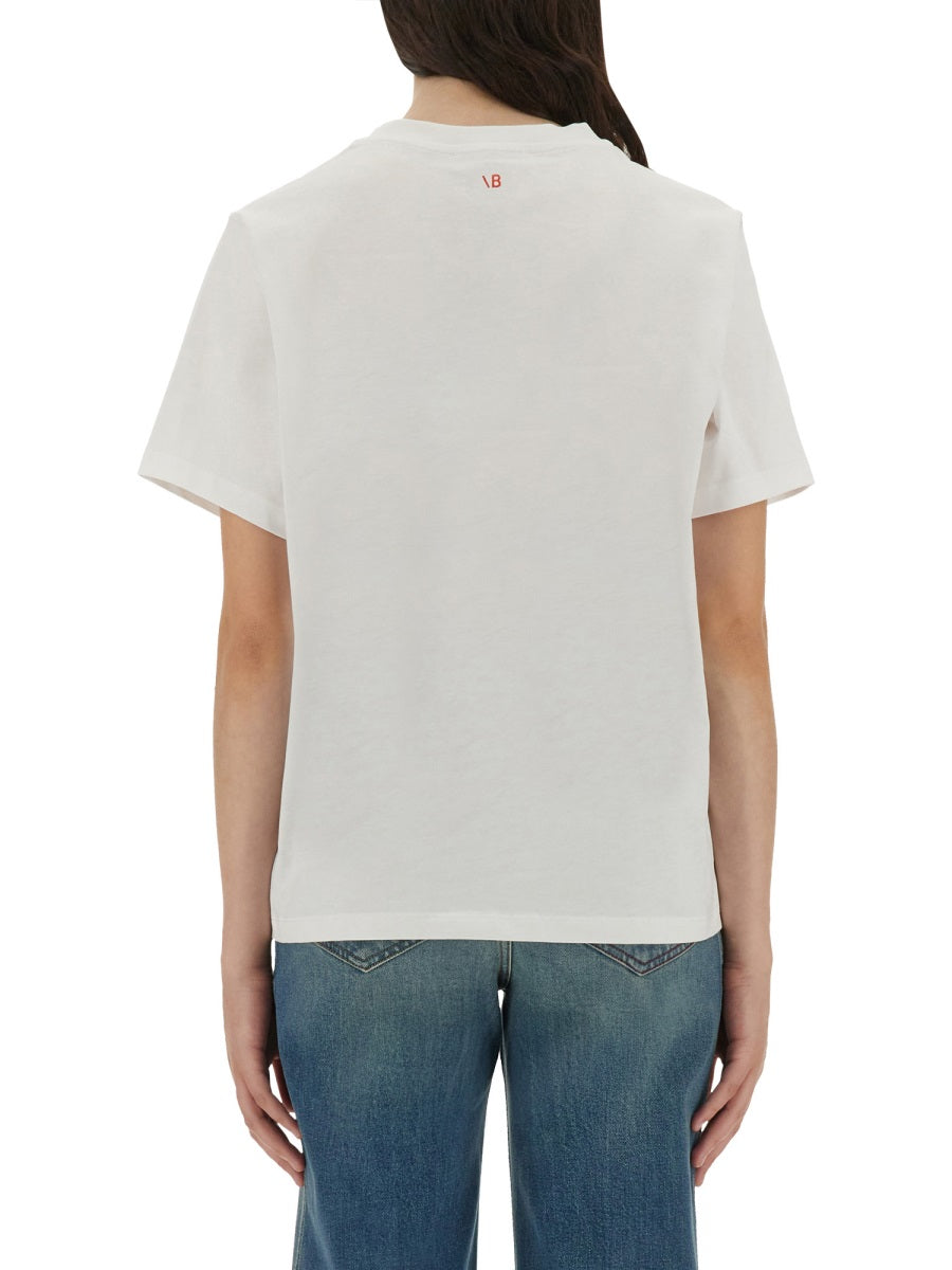 VICTORIA BECKHAM Regular Fit Graphic T-Shirt