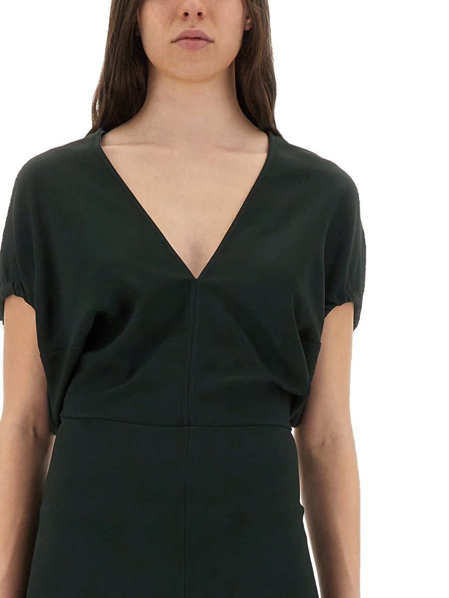 VICTORIA BECKHAM Blouson Midi Dress Size 6