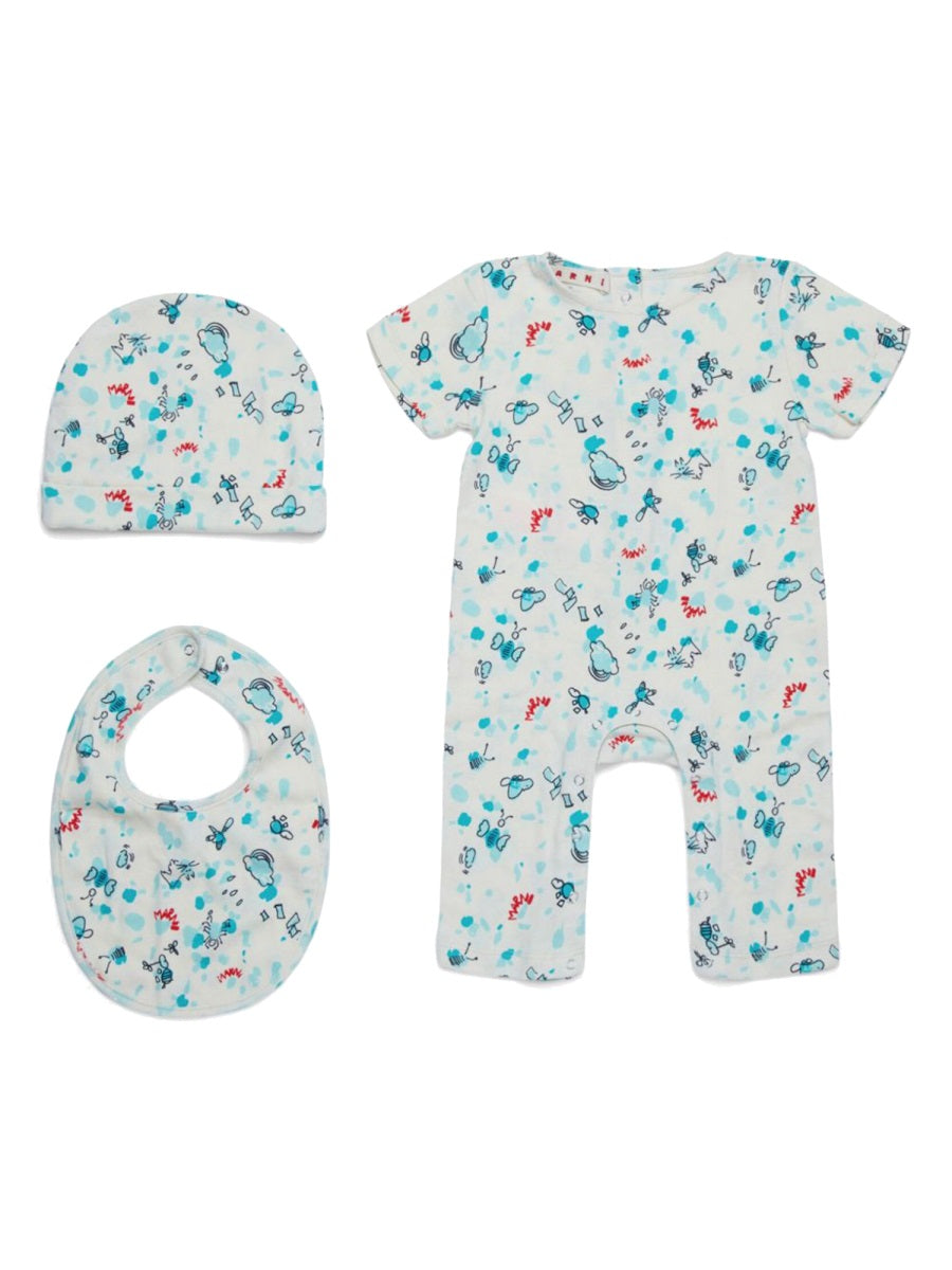 MARNI Mini Unisex Cotton Set for Little Ones - SS25
