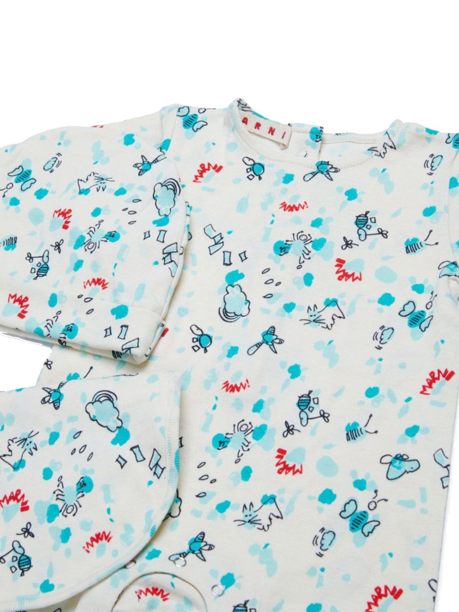 MARNI Mini Unisex Cotton Set for Little Ones - SS25
