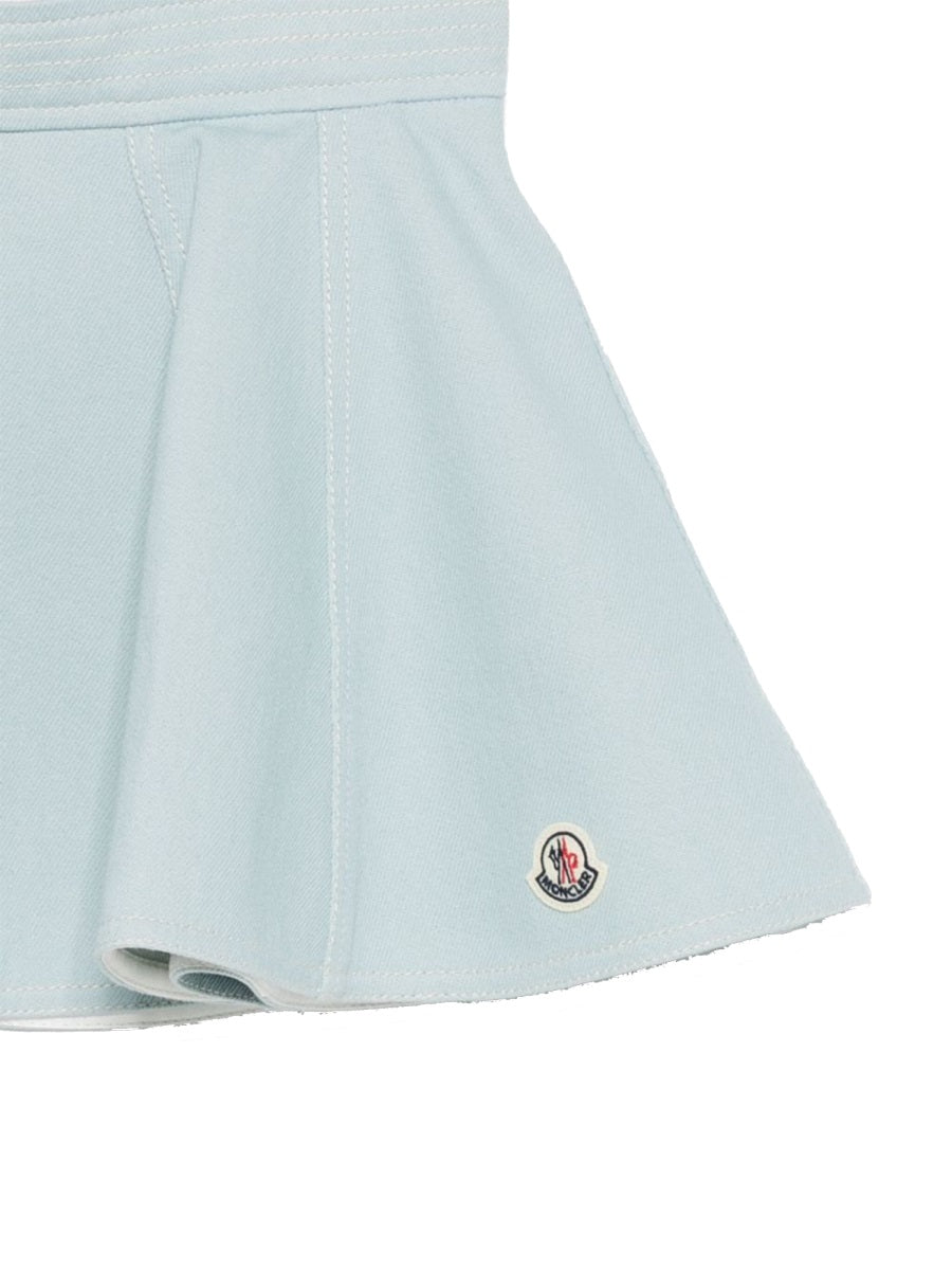 MONCLER Girls' Mini Skirt - SS25 Collection