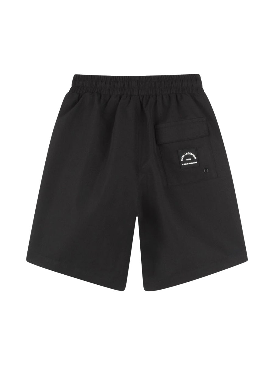 KARL LAGERFELD Boys' Mini Bermuda Swim Shorts