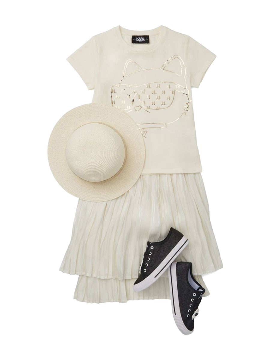 KARL LAGERFELD Chic Girls' Mini Skirt