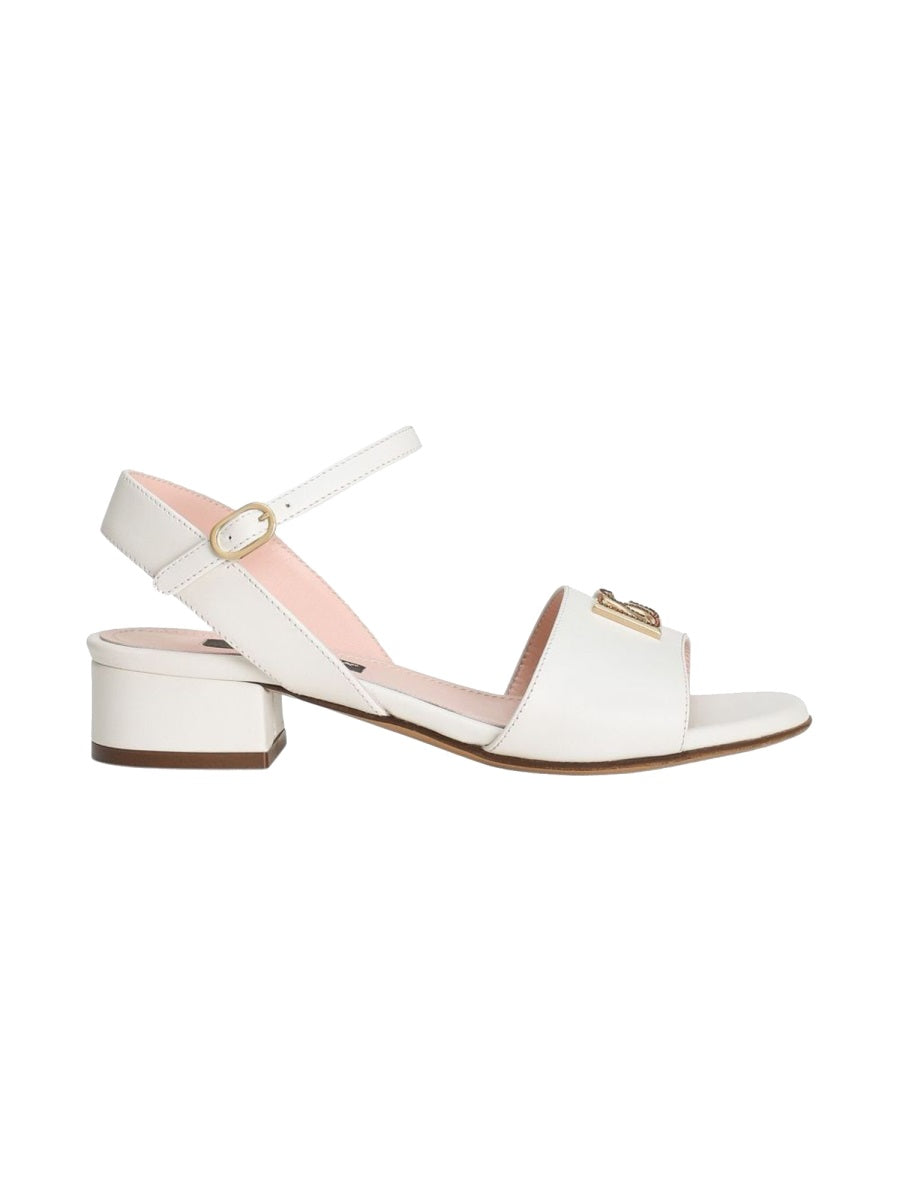 DOLCE & GABBANA Leather Girls' Sandals - SS25