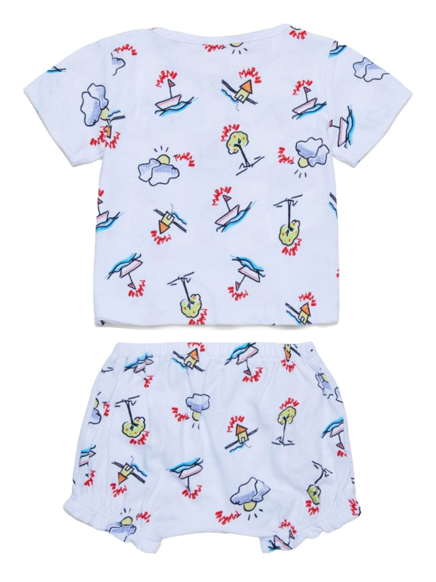 MARNI Mini T-Shirt and Shorts Set