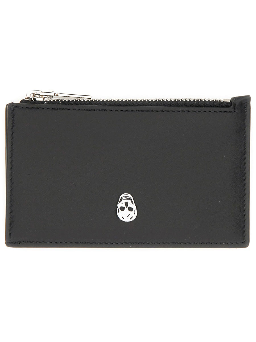 ALEXANDER MCQUEEN Mini Leather Skin Wallet