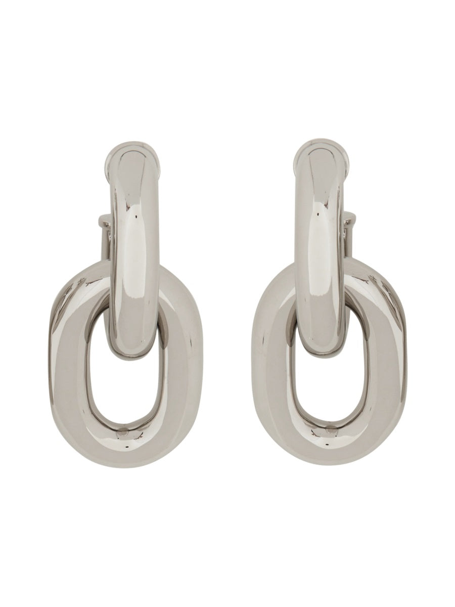 RABANNE XL Link Double Hoop Earrings
