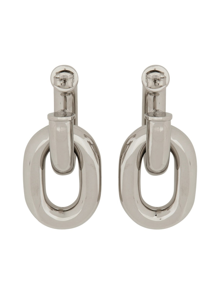 RABANNE XL Link Double Hoop Earrings