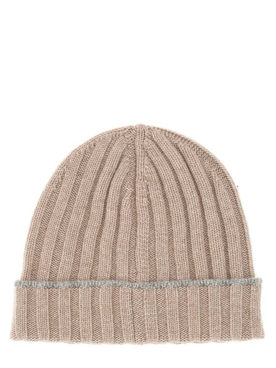 BRUNELLO CUCINELLI Cashmere Beanie Hat for Men - FW25 Collection