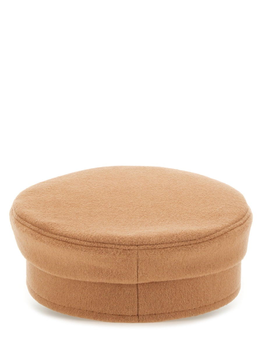 RUSLAN BAGINSKIY Wool Baker Boy Hat for Women - FW25 Collection