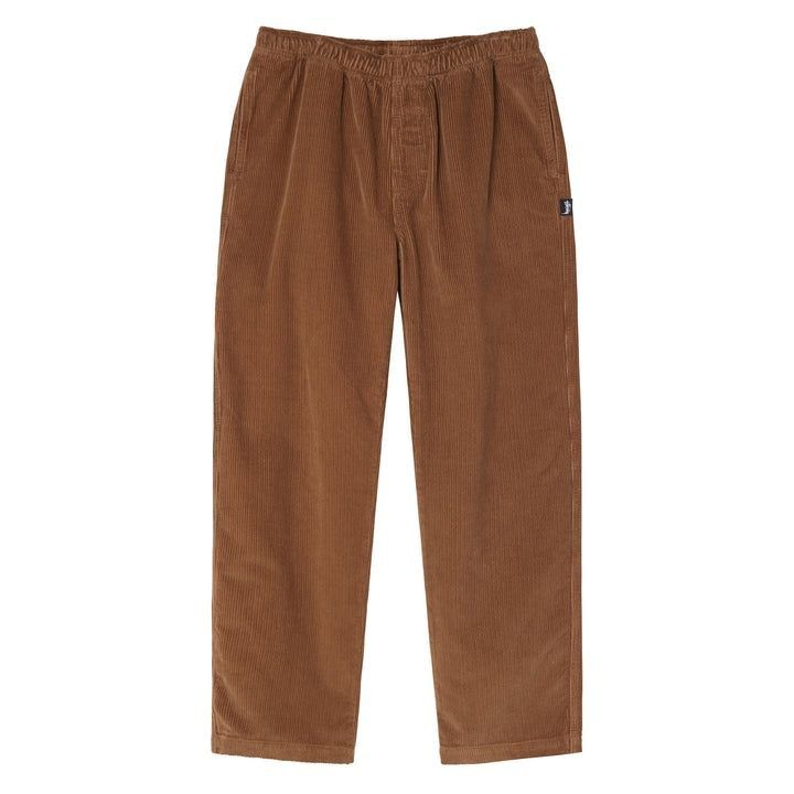 STUSSY Unisex Wade Wale Pants with Elastic Waistband