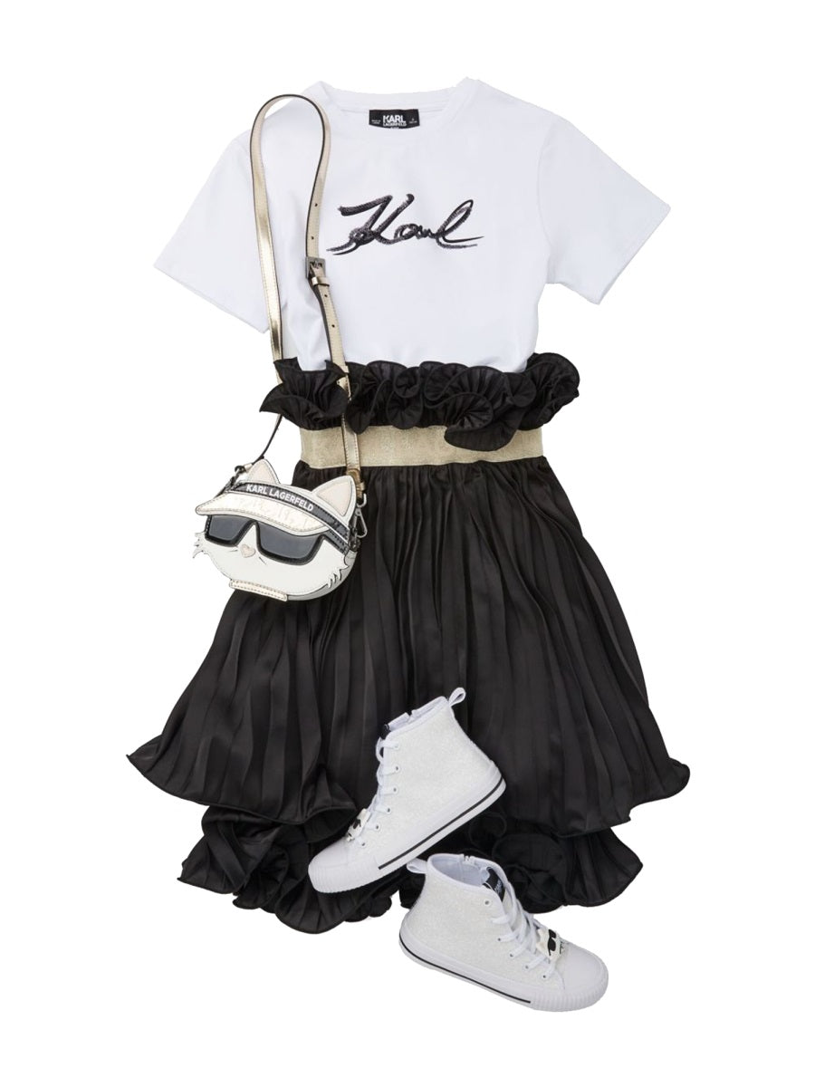 KARL LAGERFELD Chic Mini Skirt for Girls