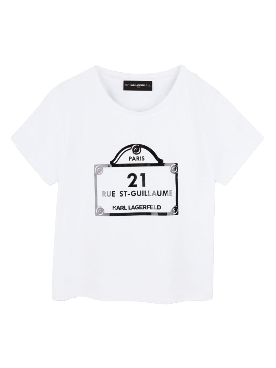 KARL LAGERFELD Kids' Mini Cotton T-Shirt