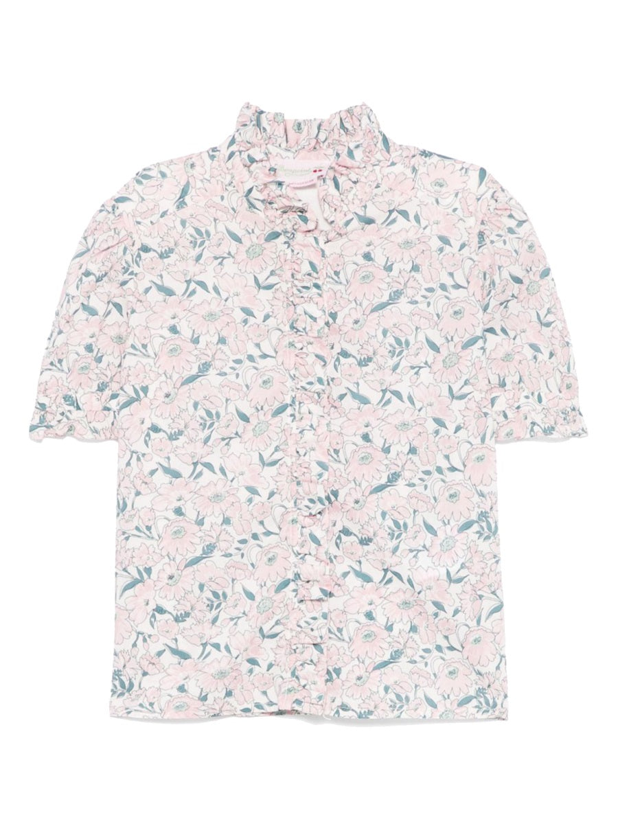 BONPOINT Cotton Mini Shirt for Girls