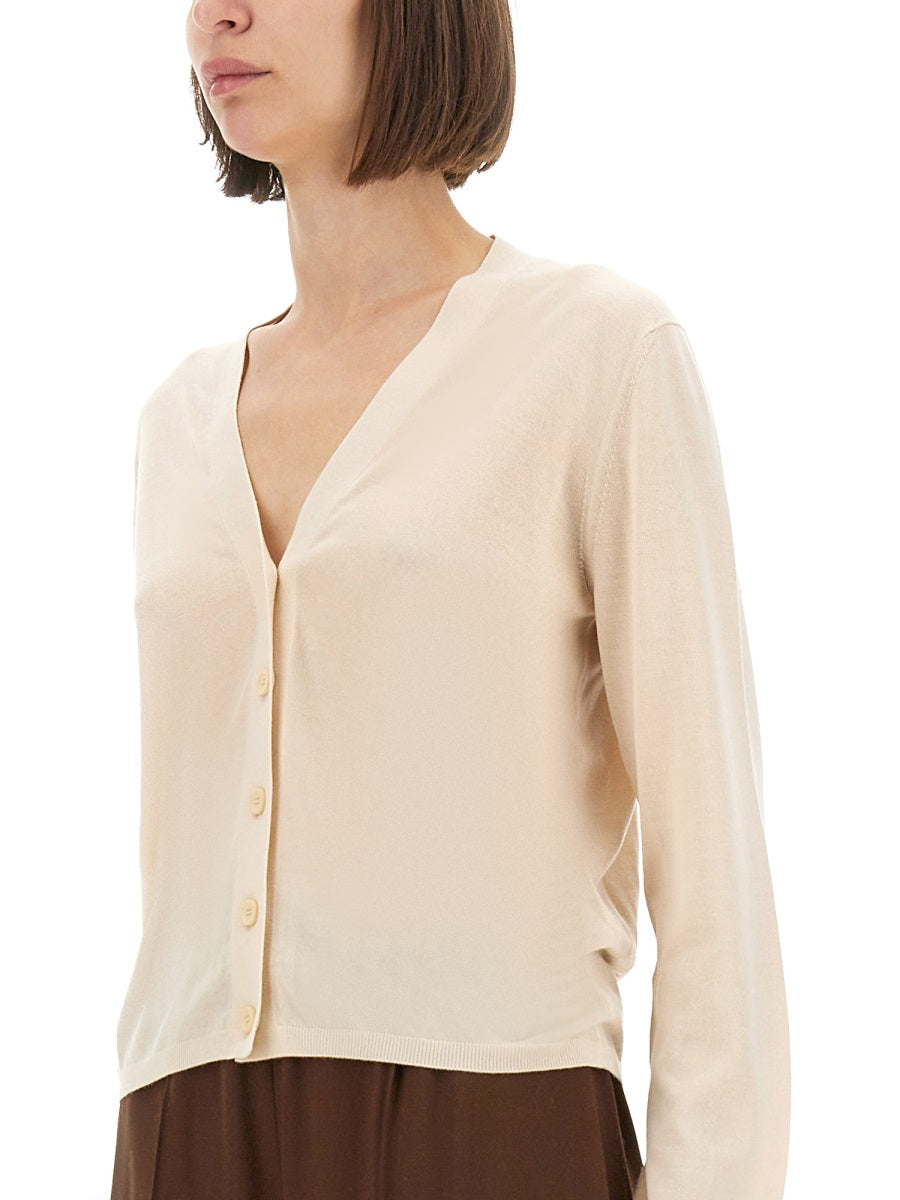 FABIANA FILIPPI Cashmere and Silk Cardigan - Regular Fit