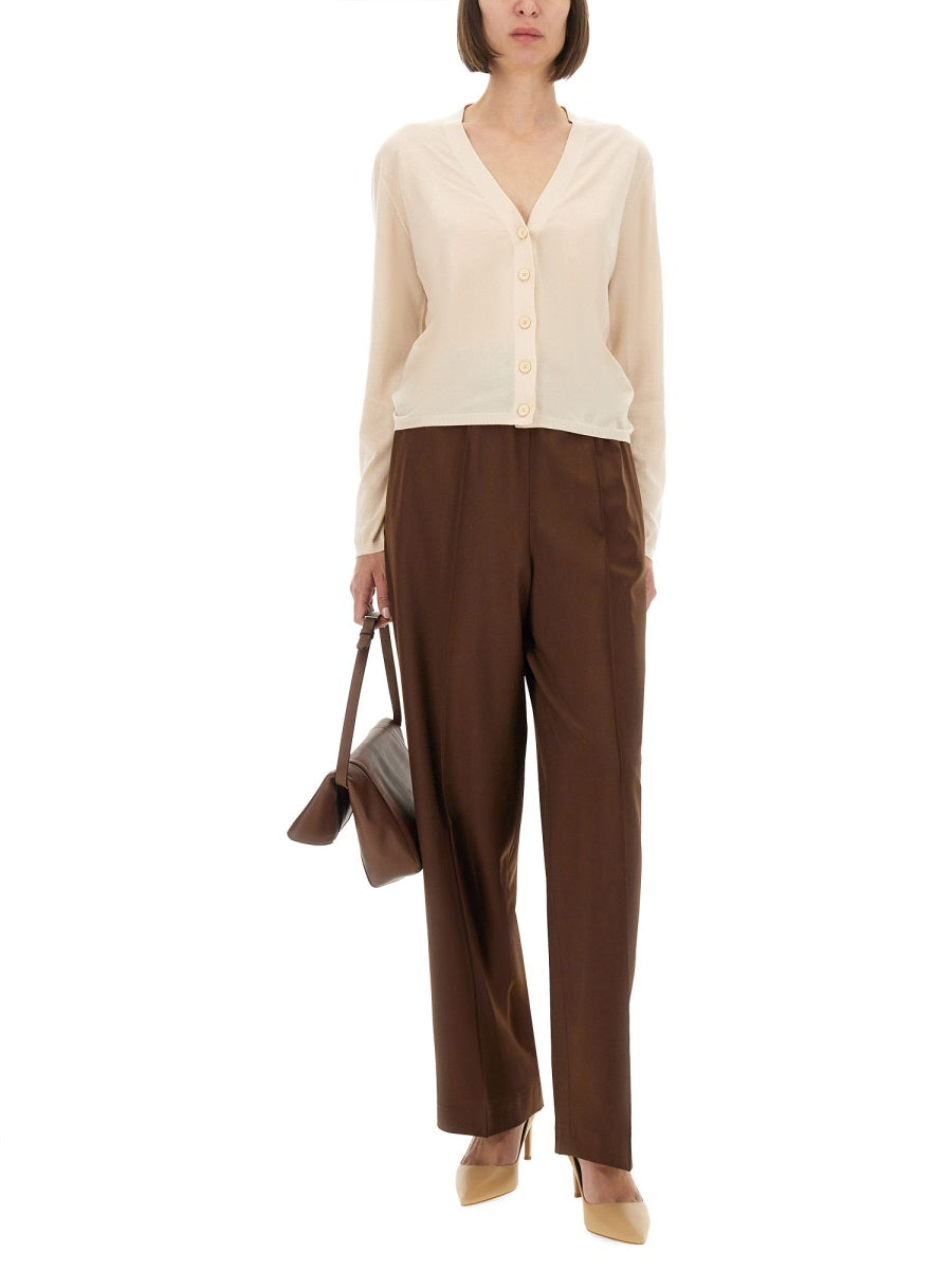 FABIANA FILIPPI Cashmere and Silk Cardigan - Regular Fit