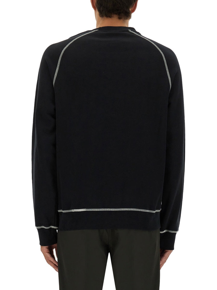 PS BY PAUL SMITH Men's Embroidered PS Happy Sweatshirt - Size L
