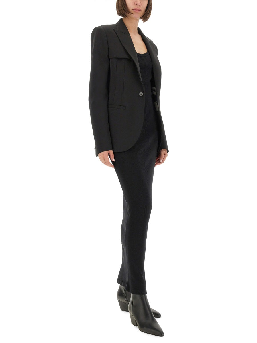 JEAN PAUL GAULTIER Slim Fit Pierced Dress (Size S)