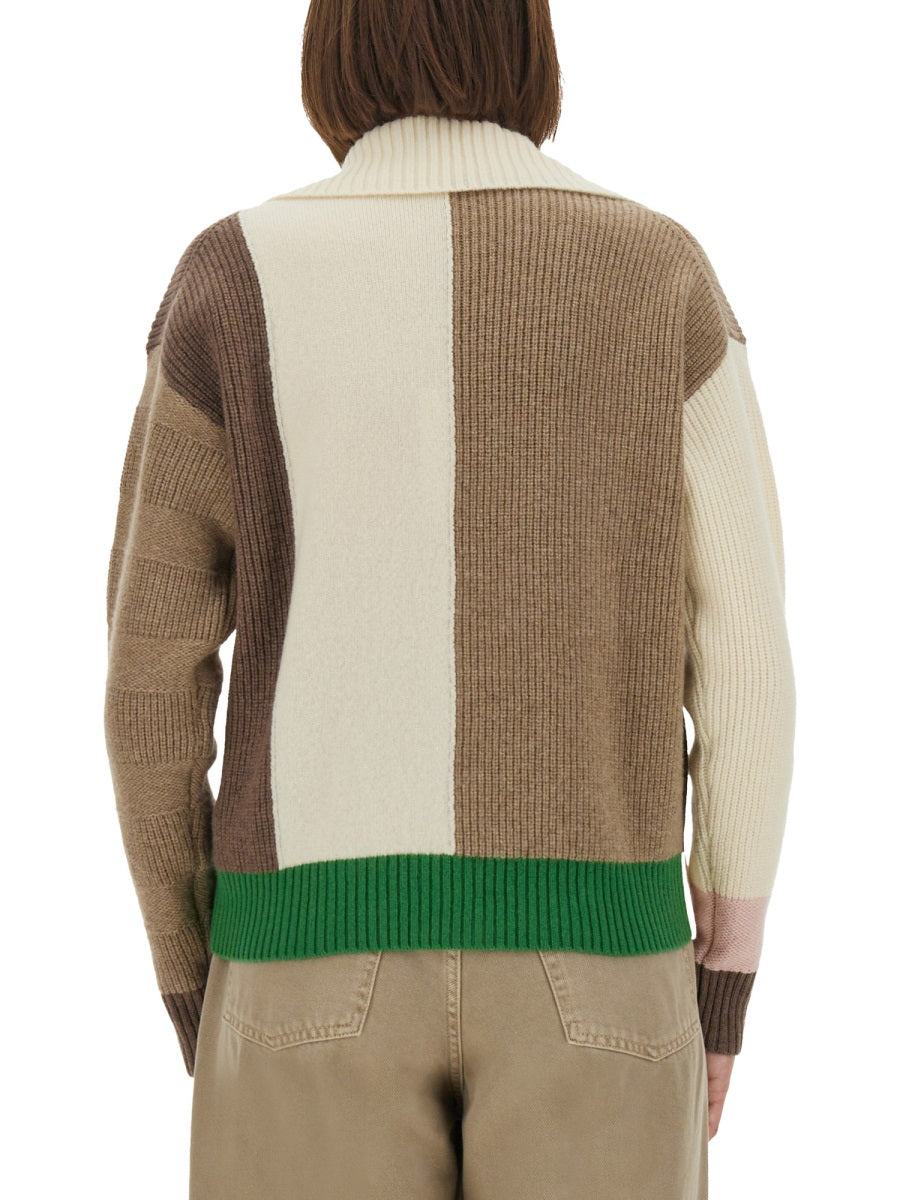 PAUL SMITH Patchwork Cardigan - Regular Fit - Size S