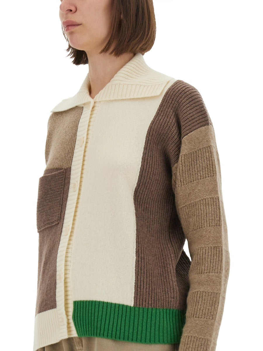 PAUL SMITH Patchwork Cardigan - Regular Fit - Size S