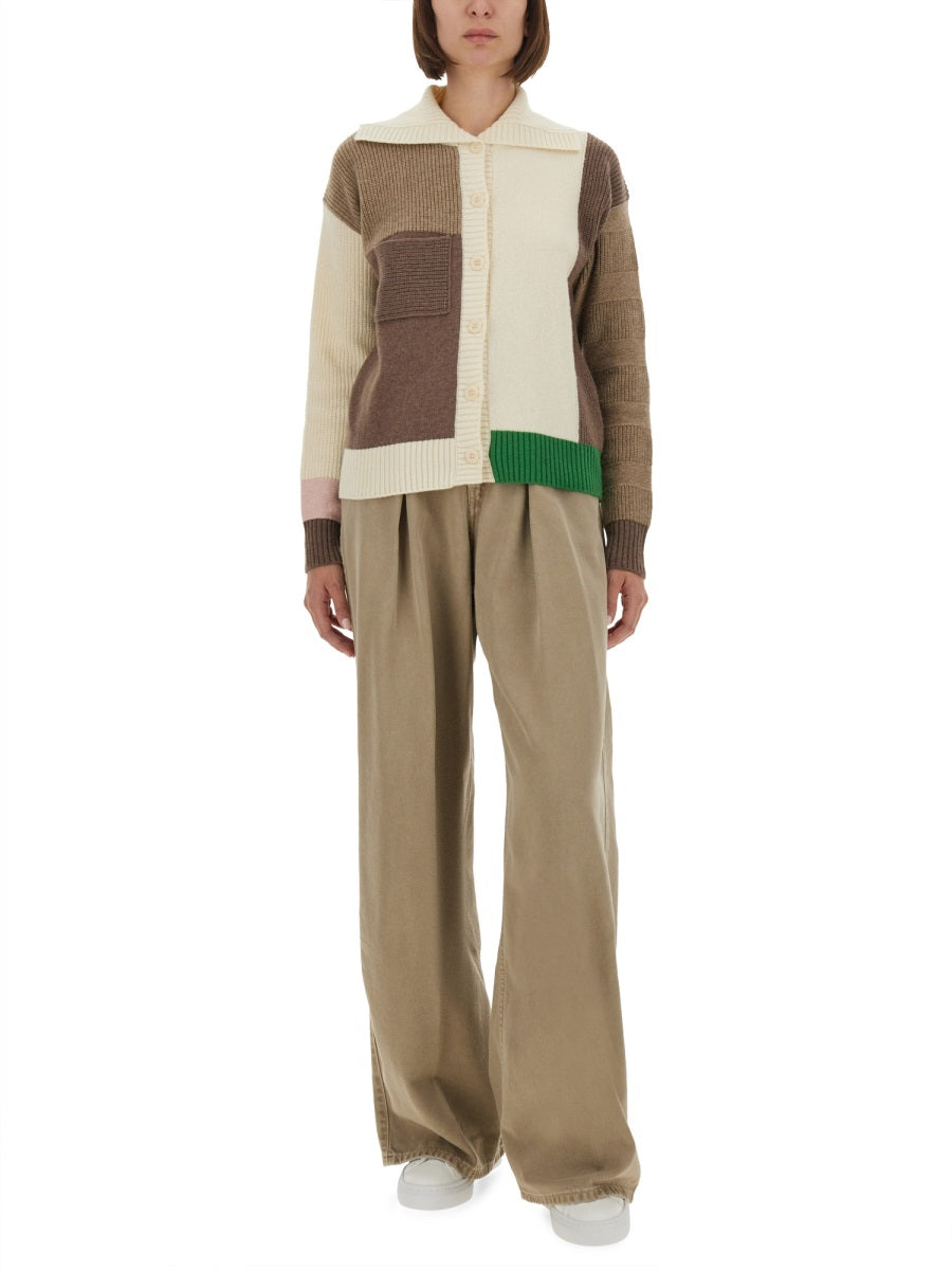 PAUL SMITH Patchwork Cardigan - Regular Fit - Size S