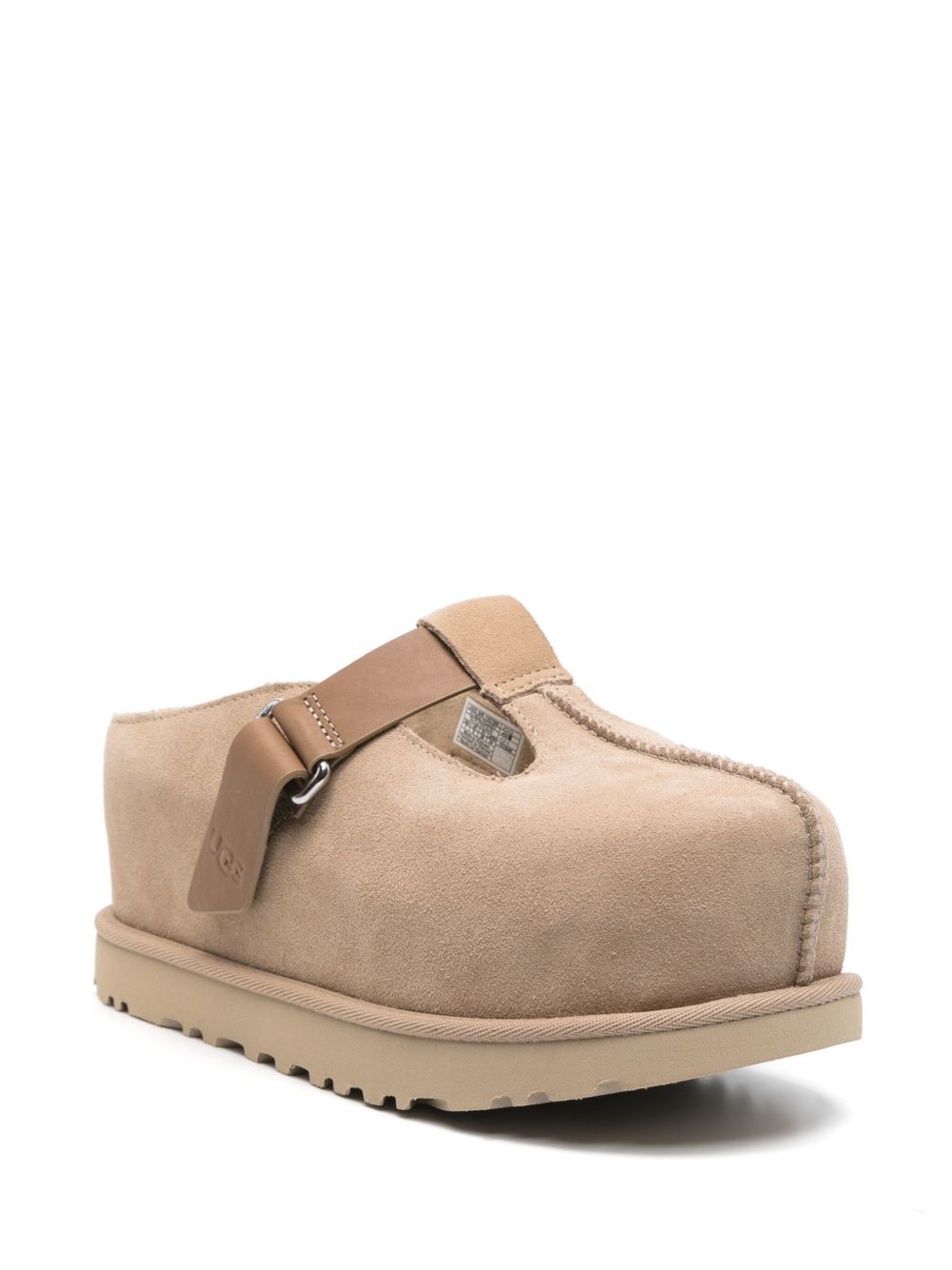 UGG Goldenstar Suede Sand Clog Slippers
