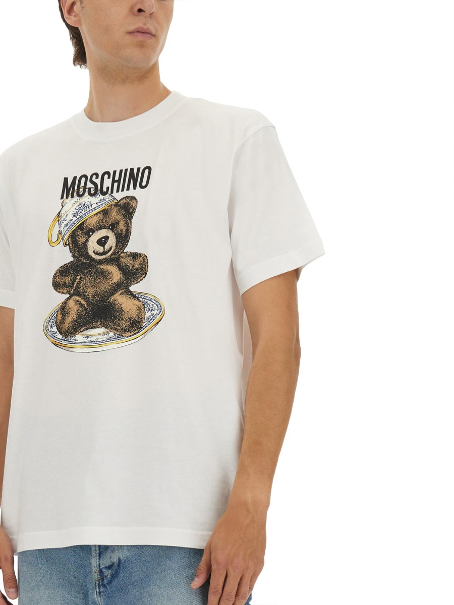MOSCHINO Graphic T-Shirt - Size L
