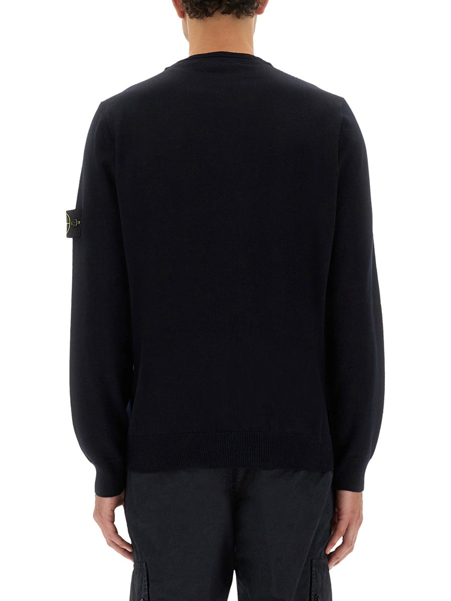 STONE ISLAND Premium Virgin Wool Sweatshirt for Men - FW25