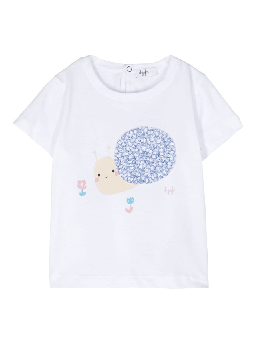 IL GUFO Mini Cotton T-Shirt for Babies - Spring/Summer 2024