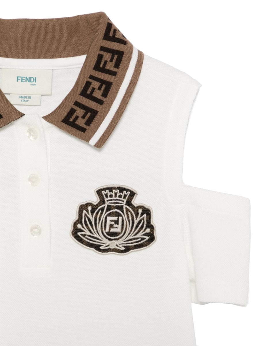 FENDI Girls' Mini Cotton Dress for SS25