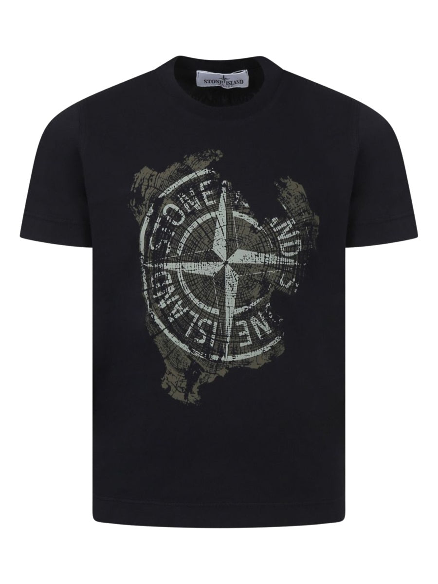 STONE ISLAND Unisex Kids Mini T-Shirt