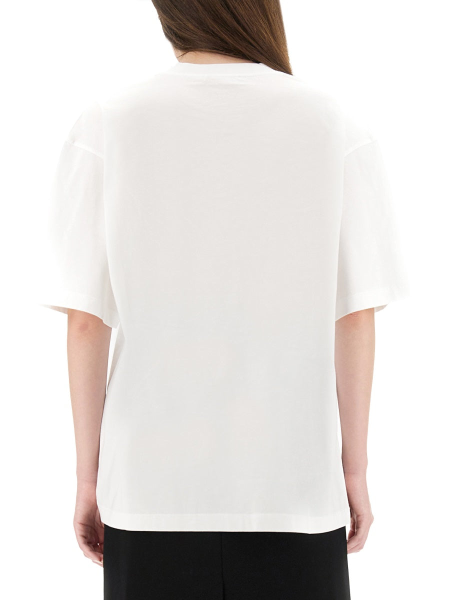 MARNI Cotton Knit T-Shirt for Women - FW25 Collection