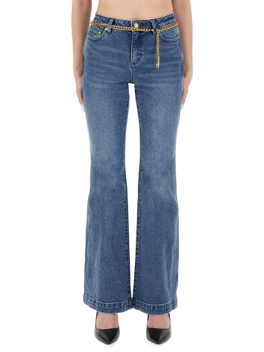 MICHAEL BY MICHAEL KORS Flared Jeans with Belt - Size 2