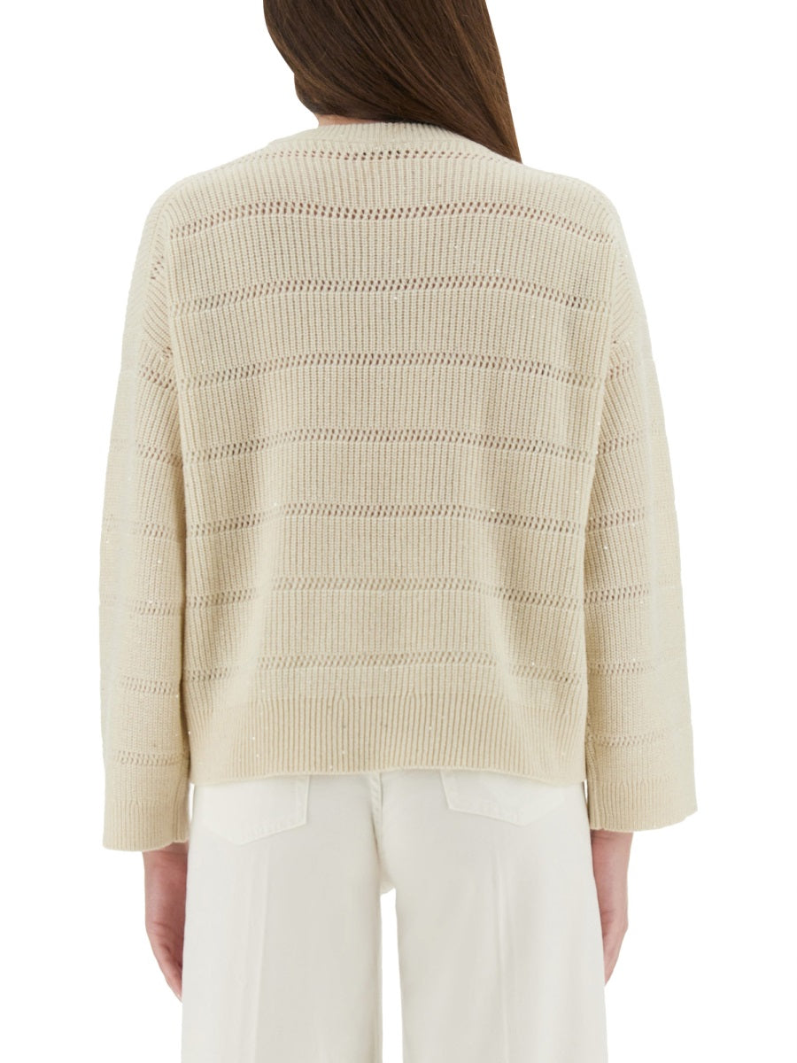 BRUNELLO CUCINELLI Cashmere and Wool Sweater - Size S