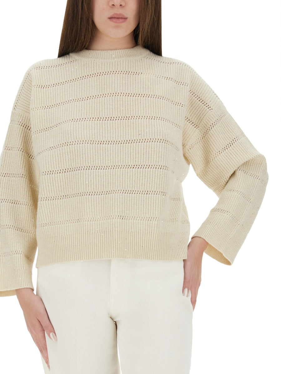 BRUNELLO CUCINELLI Cashmere and Wool Sweater - Size S