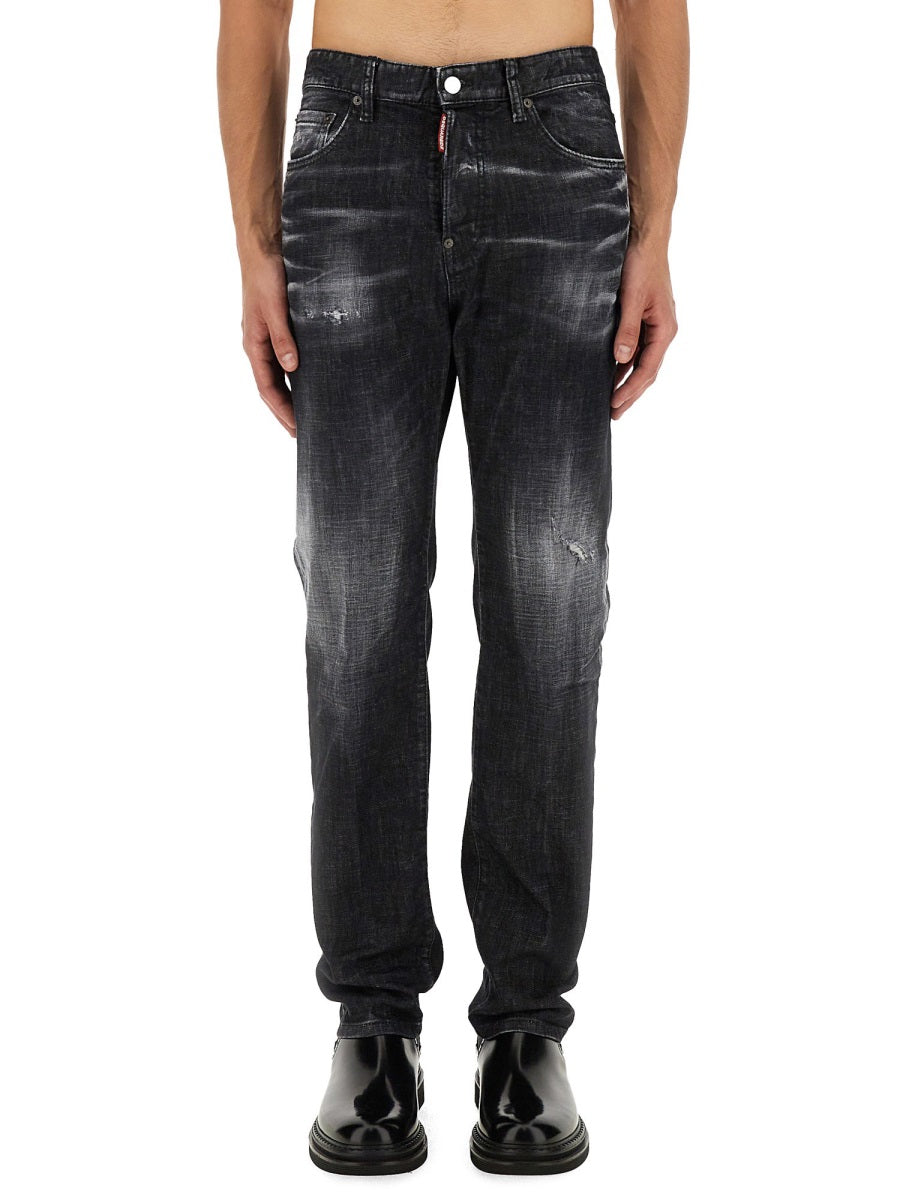 DSQUARED2 Men's Cotton Blend Jeans | FW25 Collection