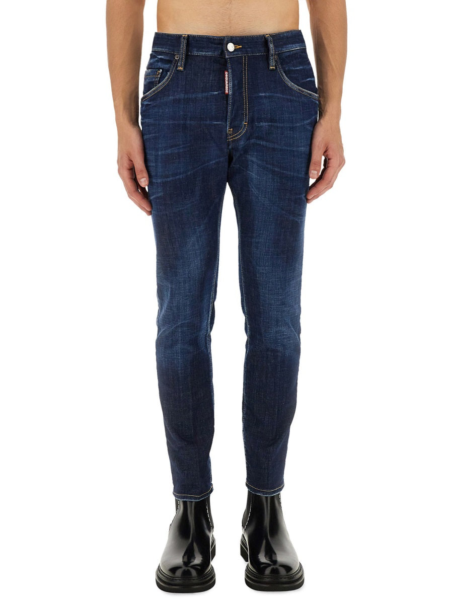 DSQUARED2 Cotton Blend Jeans for Men