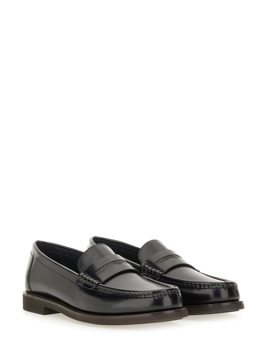 BRUNELLO CUCINELLI Smooth Leather Loafer for Women