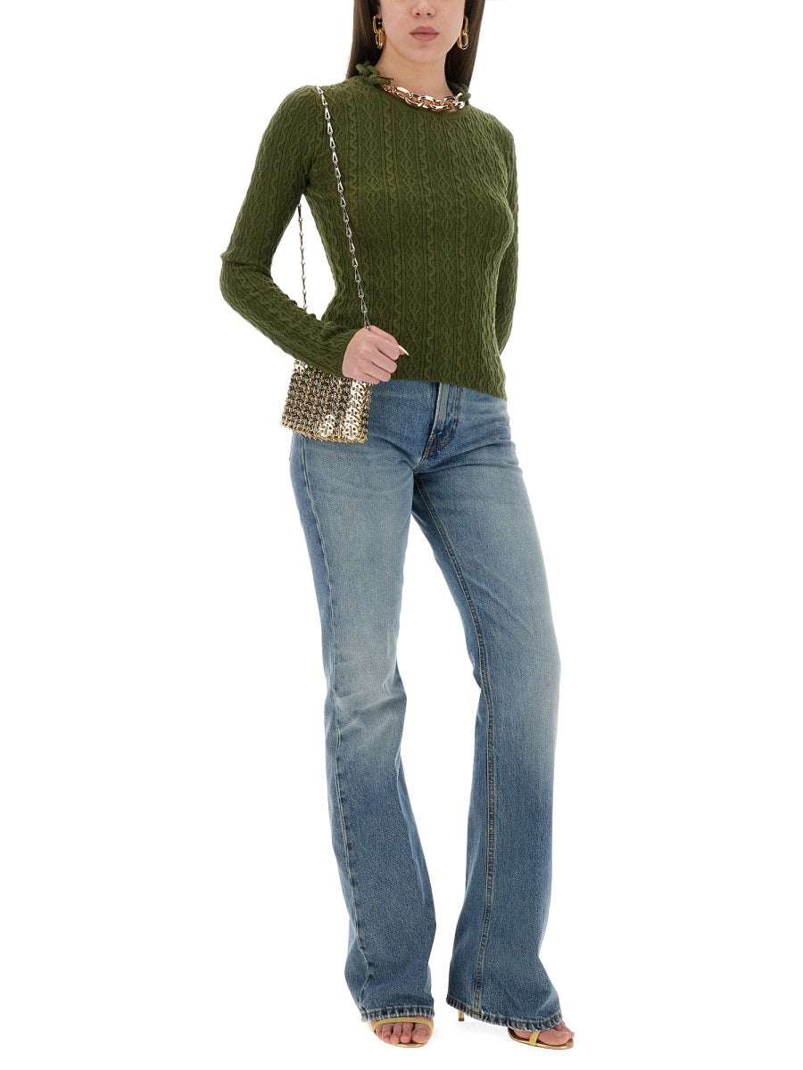 RABANNE Wool T-Shirt - Size S