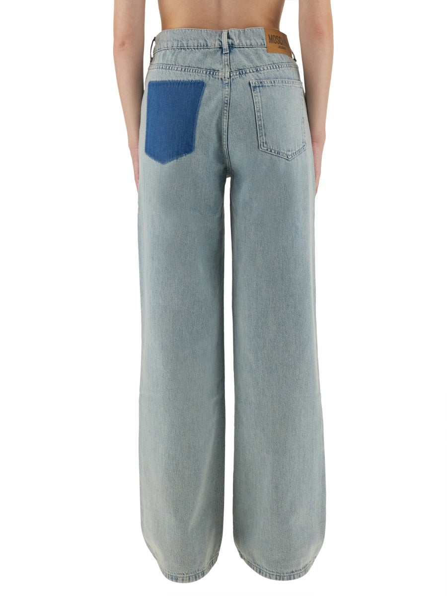 MOSCHINO JEANS Wide Leg Jeans for Women - Size 26