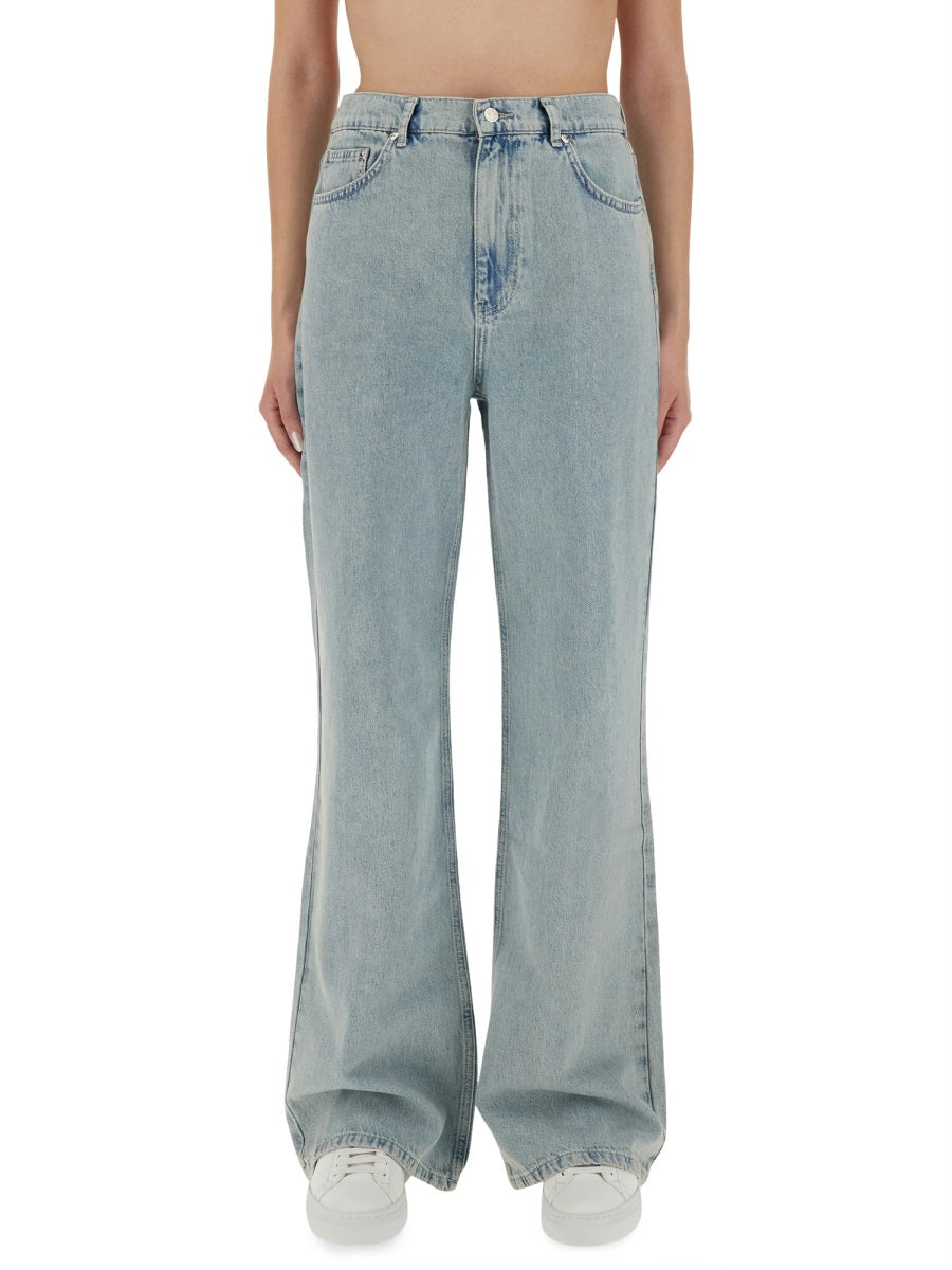 MOSCHINO JEANS Wide Leg Jeans for Women - Size 26