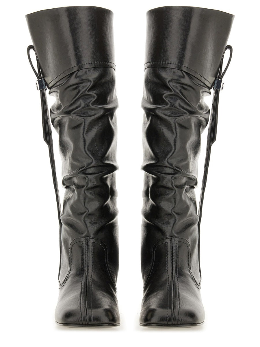 GANNI Sleek Polyurethane Boots for Women