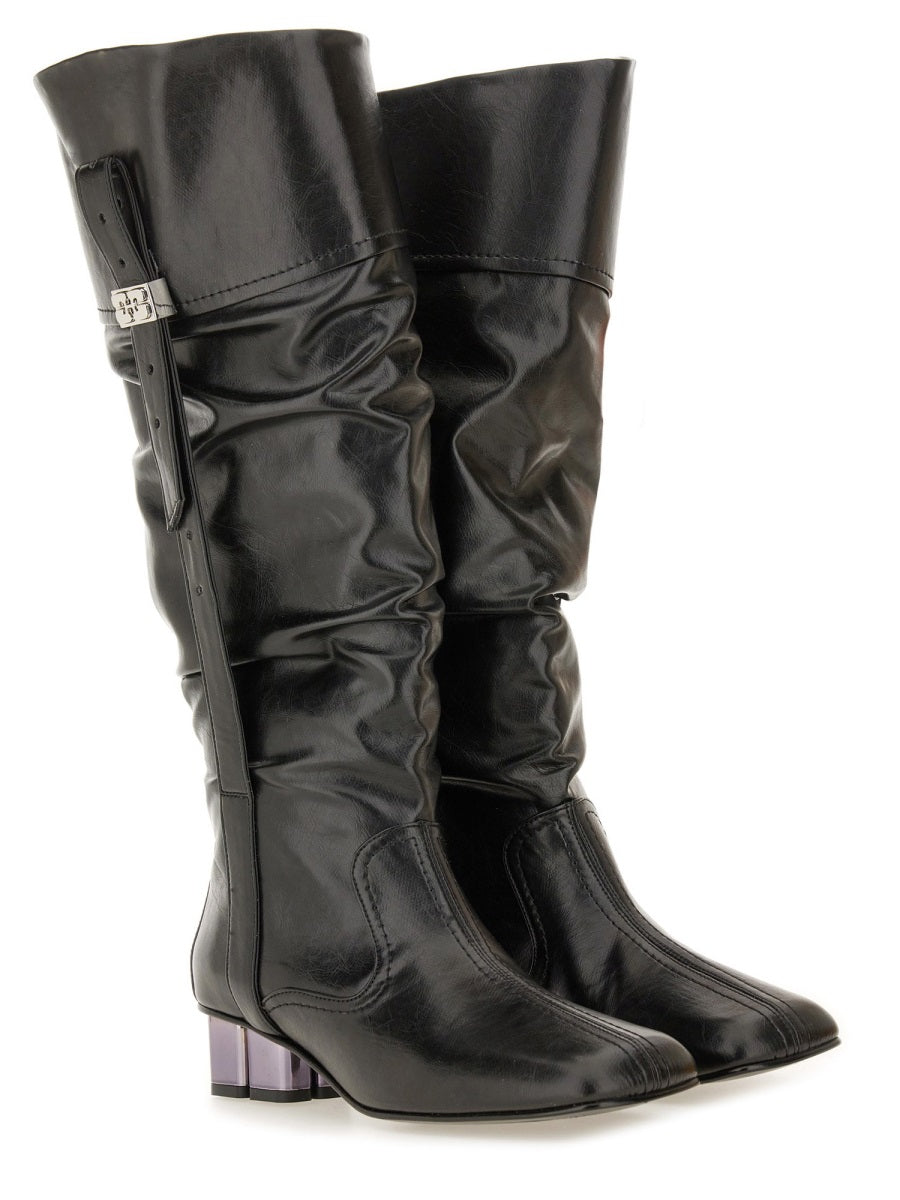 GANNI Sleek Polyurethane Boots for Women