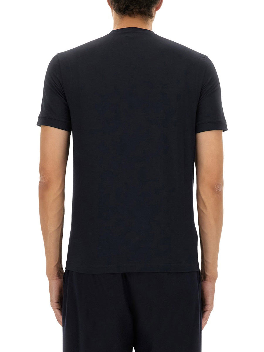 GIORGIO ARMANI Signature Logo T-Shirt - Size 52 IT