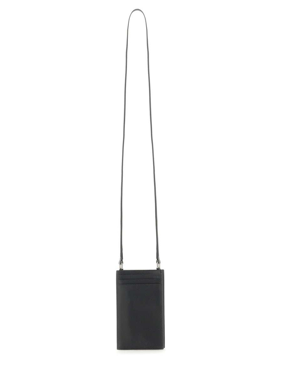 ALEXANDER MCQUEEN Luxury Leather Mobile Case for iPhone