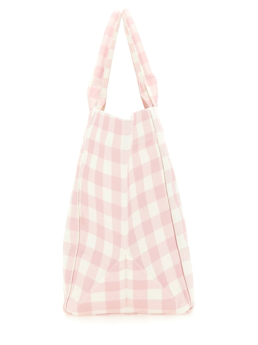 GANNI Vicky Check XXL Tote Handbag