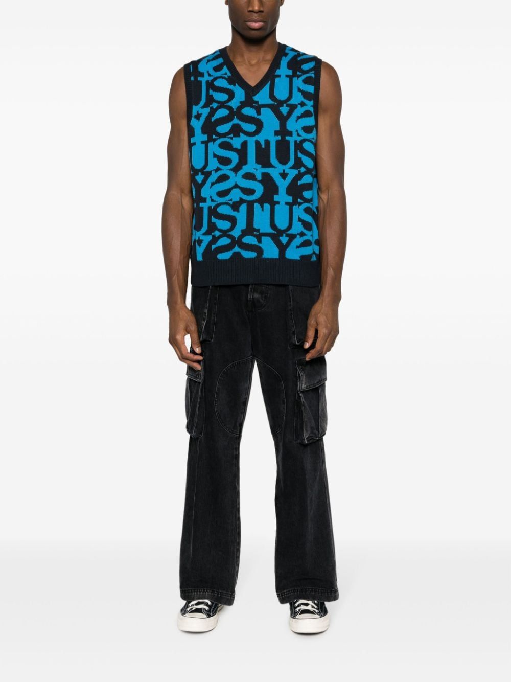 STUSSY Stacked Sweater Vest for Men