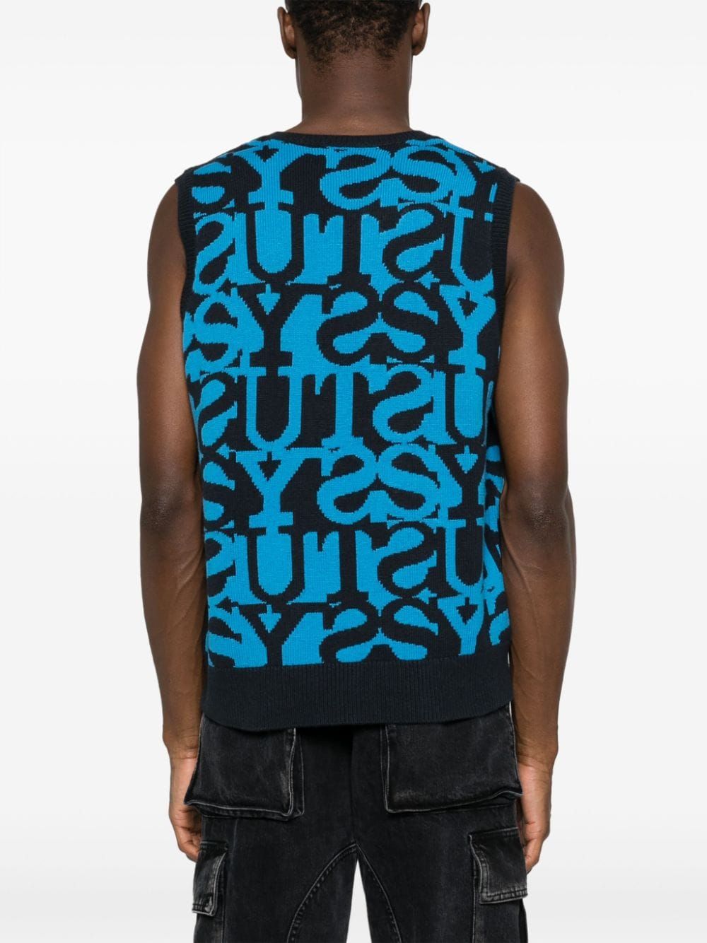 STUSSY Stacked Sweater Vest for Men