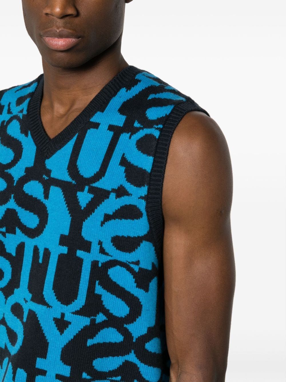 STUSSY Stacked Sweater Vest for Men